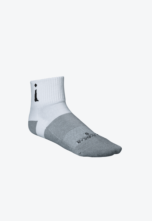 Active Socks - S / White / Quarter