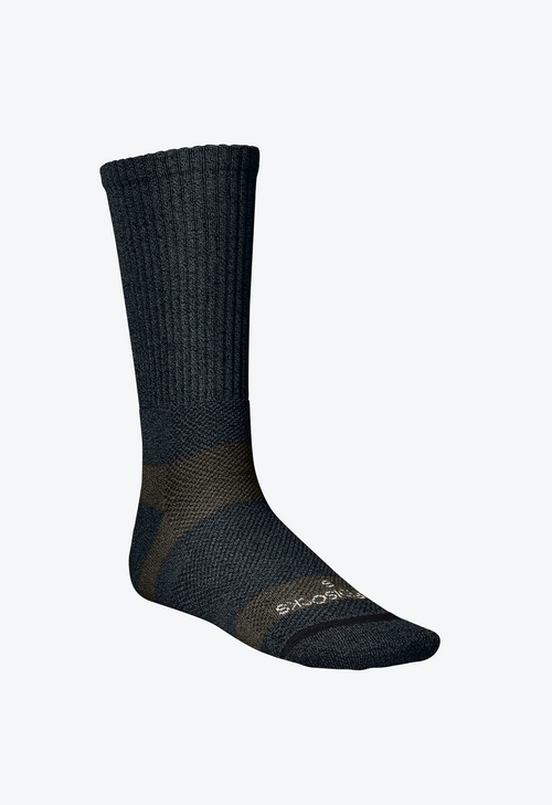 Trek Socks - S / Charcoal/Green
