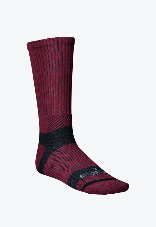 Trek Socks - M / Crimson