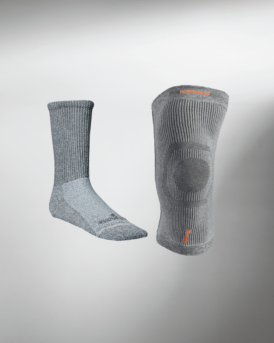KNEE SLEEVE AND CIRCULATION SOCKS BUNDLE